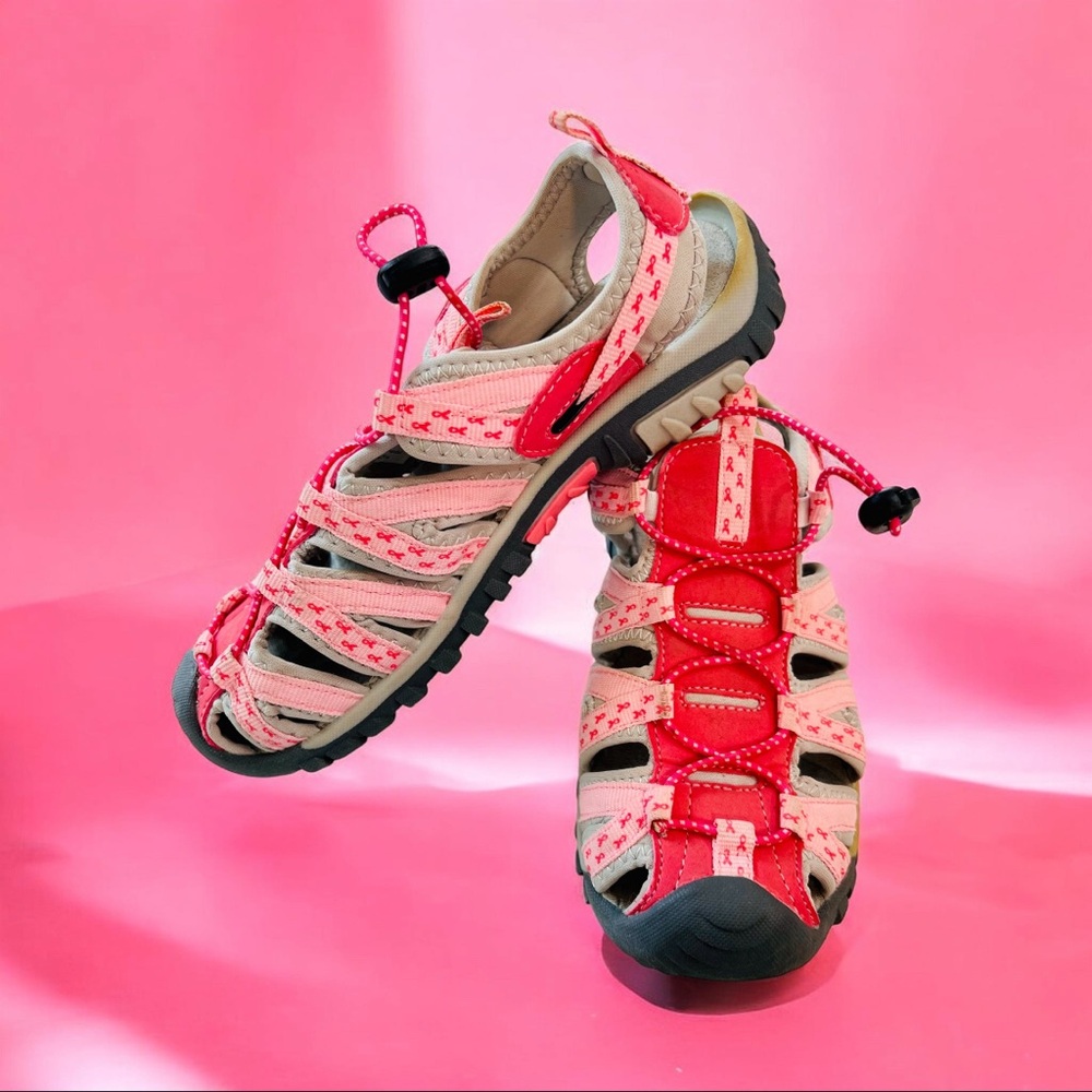 The Breast Cancer Center water-friendly, closed-toe sport sandals